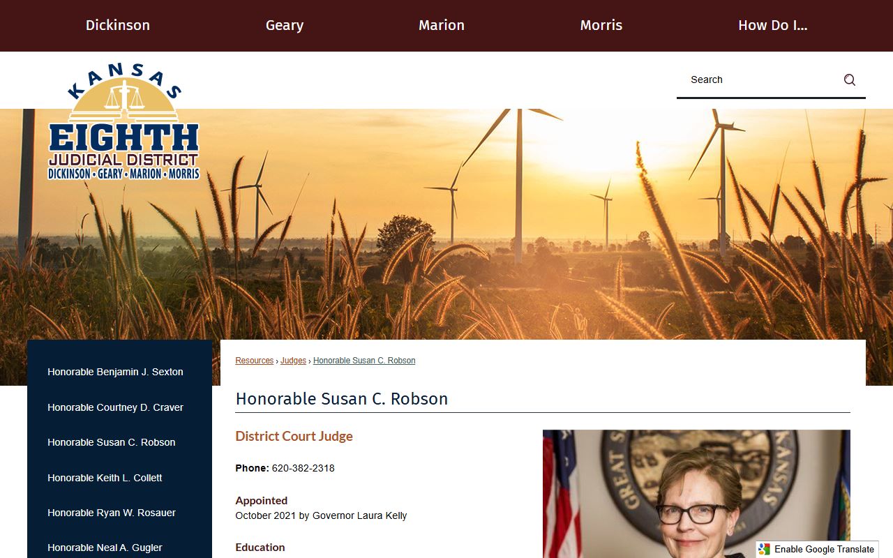 Marion County District Court Judge Susan C. Robson profile
